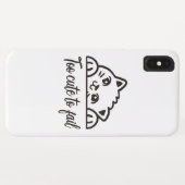 Te schattig om te mislukken Case-Mate iPhone case (Achterkant (horizontaal))