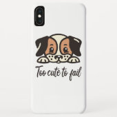 Te schattig om te mislukken Case-Mate iPhone case (Achterkant)
