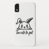 Te schattig om te mislukken Case-Mate iPhone case (Achterkant)