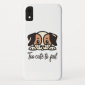 Te schattig om te mislukken Case-Mate iPhone case (Achterkant)