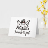 Te schattig om te mislukken kaart (Gele Bloem)