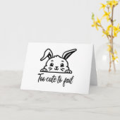 Te schattig om te mislukken kaart (Gele Bloem)