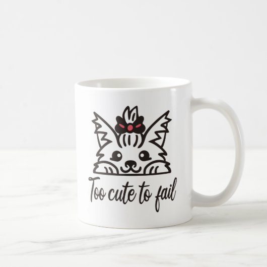 Te schattig om te mislukken koffiemok (Rechts)