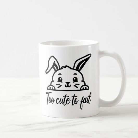 Te schattig om te mislukken koffiemok (Rechts)