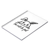 Te schattig om te mislukken notitieboek (Linkerzijde)