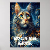 Te schattig om te negeren. poster (Voorkant)