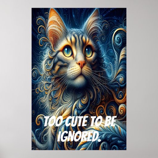 Te schattig om te negeren. poster (Voorkant)