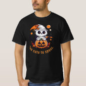 Te schattig om te schrikken | Schattige Ghost T-sh T-shirt (Voorkant)