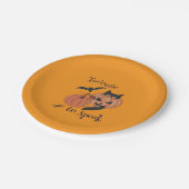 Te schattig om te spook papieren bordje (Gekanteld)