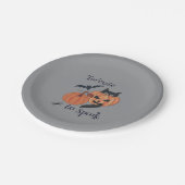 Te schattig om te spook papieren bordje (Gekanteld)