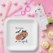 Te schattig om te spook papieren bordje (Feest)