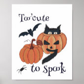 Te schattig om te spook poster (Voorkant)