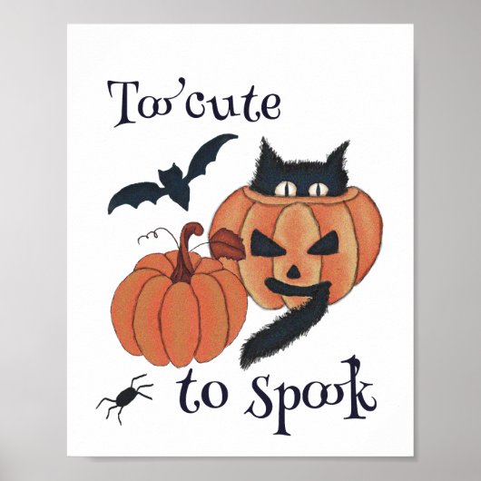 Te schattig om te spook poster (Voorkant)