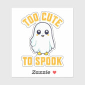 Te schattig om te spook sticker (Vel)