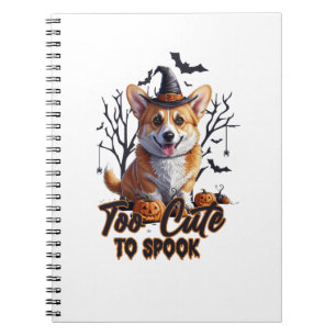 Te Schattig Om Te Verschrikken Grappig Halloween H Notitieboek