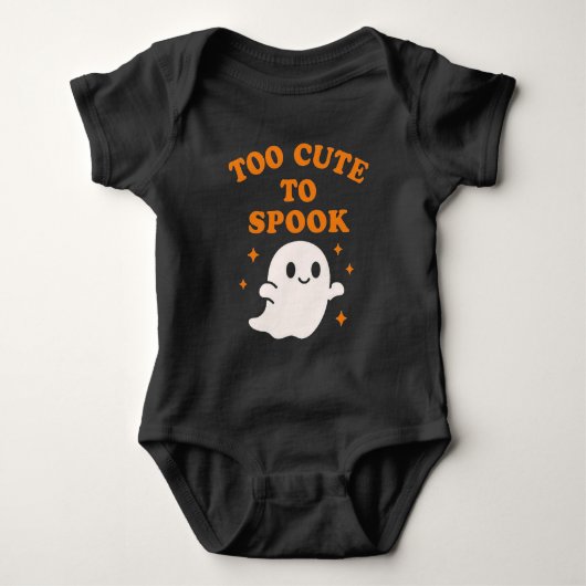Te Schattig om te Verschrikken - Grappig Halloween Romper (Voorkant)