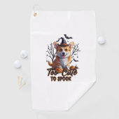 Te Schattig Om Te Verschrikken Grappige Halloween  Golfhanddoek (Insitu)