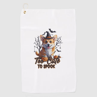 Te Schattig Om Te Verschrikken Grappige Halloween  Golfhanddoek
