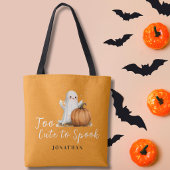 Te Schattig om te Verschrikken Oranje Tote Bag