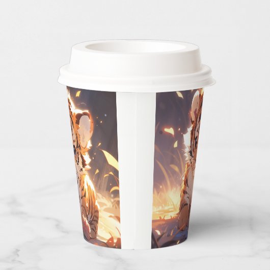 Te schattig papieren bekers (Rechts)