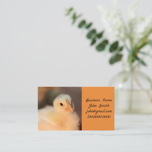 Te schattig visitekaartje (Staand voorkant)