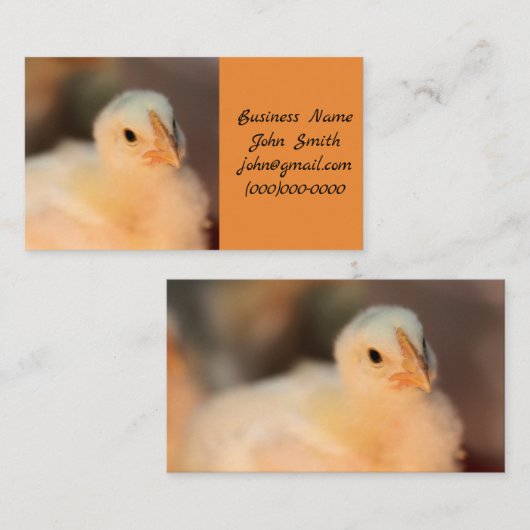 Te schattig visitekaartje (Voorkant / Achterkant)