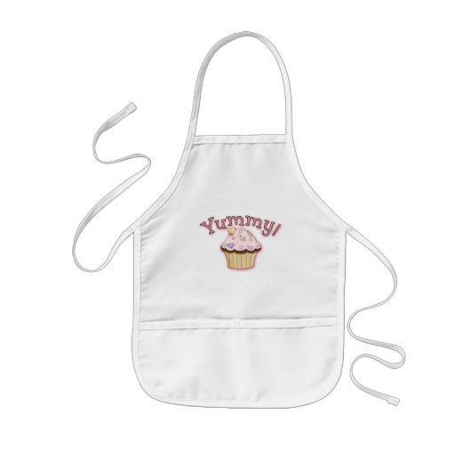 Te schattige kinder apron-yummie met cupcake schort (Voorkant)