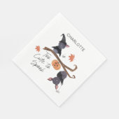 Te Schattige om de naam van Halloween-verjaardagsv Servet (Hoek)