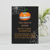 Te Schattige om grappige Halloween Pumpkin Art te Kaart (Staand voorkant)