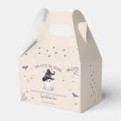 Te Schattige om Halloween 1e Verjaardagscrème Spoo Bedankdoosjes (Voorkant Zijde)