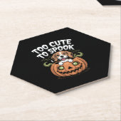 Te Schattige om Halloween Dog te spook Kartonnen Onderzetters (Schuin)