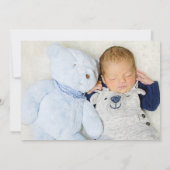 Te Schattige om Halloween-foto te maken Nieuwe bab Aankondiging (Achterkant)