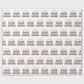 Te Schattige om Halloween-inpakpapier te spook Cadeaupapier (Vlak)