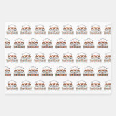 Te Schattige om Halloween-inpakpapier te spook Inpakpapier Vel (Voorkant)