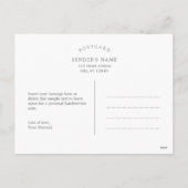 Te Schattige om Halloween Photo Card Briefkaart te (Achterkant)