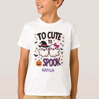 Te Schattige om Halloween-spoken te spook T-shirt