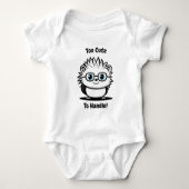 Te Schattige om Hedgehog T-shirt voor peuters te h (Voorkant)