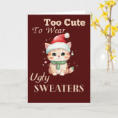 Te Schattige om lelijke truien te Draag Schattigee Kaart (Gele Bloem)