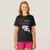 Te Schattige om Schattige Ghost Halloween-ontwerp T-shirt (Voorkant volledig)