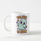 Te Schattige om Schattigee Halloween Ghost te schr Koffiemok (Links)