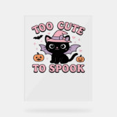 Te Schattige om spook – Halloween Cat Edition Clas Acryl Bord (Voorkant)