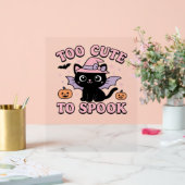 Te Schattige om spook – Halloween Cat Edition Clas Acryl Bord (Huwelijk)