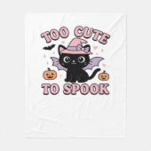 Te Schattige om spook – Halloween Cat Edition Clas Fleece Deken (Voorkant)