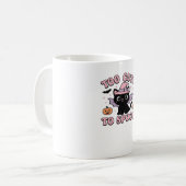 Te Schattige om spook – Halloween Cat Edition Clas Koffiemok (Voorkant links)