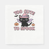 Te Schattige om spook – Halloween Cat Edition Clas Servet (Voorkant)