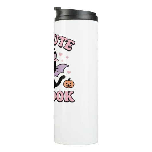 Te Schattige om spook – Halloween Cat Edition Clas Thermosbeker (Geroteerd rechts)