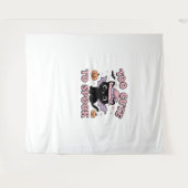 Te Schattige om spook – Halloween Cat Edition Clas Wandkleed (Voorkant (horizontaal))