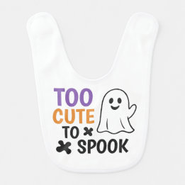 Te Schattige om spook - Schattigee Halloween Baby Slabbetje