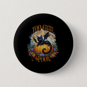 Te Schattige om spook - Spooky seizoen Ronde Button 5,7 Cm