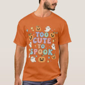 Te Schattige om Spook T-Shirt - Schattigee Hallowe (Voorkant)